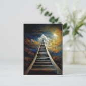 Bildhauertreppe von Religion und Nachleben zum Him Postkarte (Stehend Vorderseite)