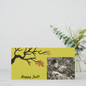 Bildkarte für Herbst-Feier (Stehend Vorderseite)