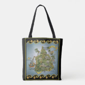 Bildkarte von Hawaii Tasche (Rückseite)