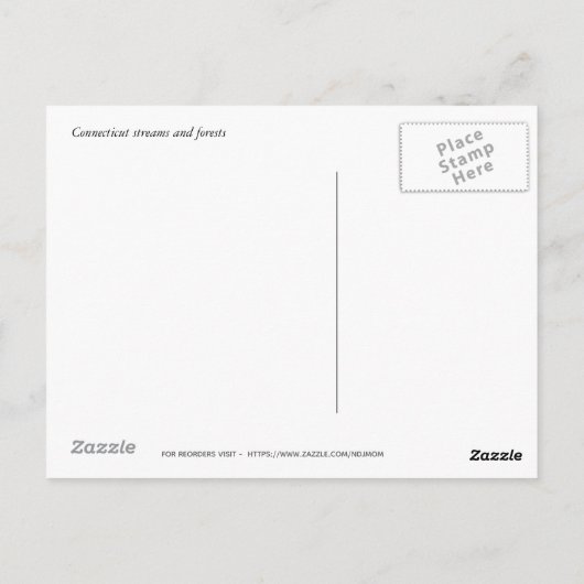 Bildkarten für die Leuchtturmstadt Connecticut Postkarte (Rückseite)