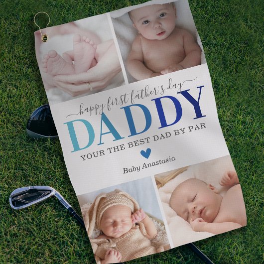 Bildkollektion des ersten Vaters Golfhandtuch