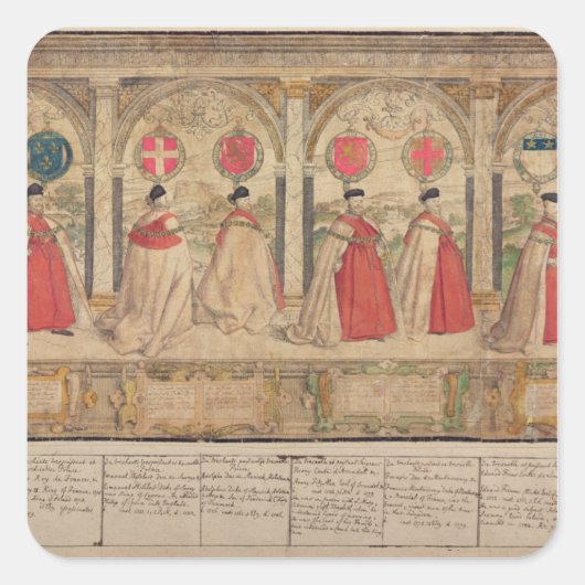 Bildkomposite Quadratischer Aufkleber (Vorderseite)