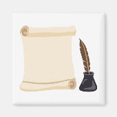 Bildlauf und Tinte Magnet (Vorne)