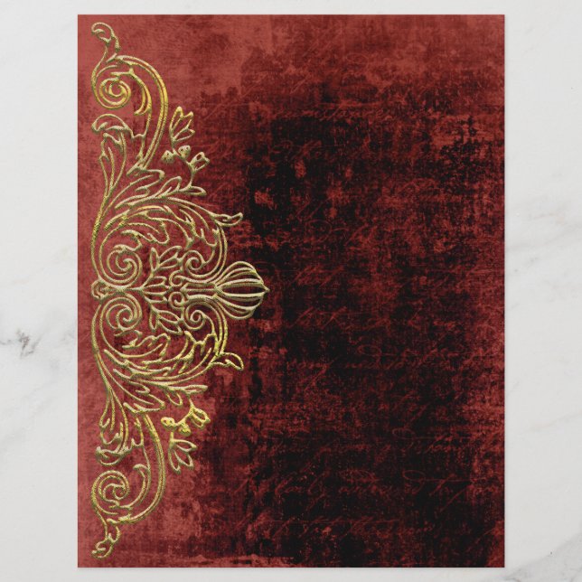 Bildlauf zum Red Texture Scrapbook (Vorderseite)