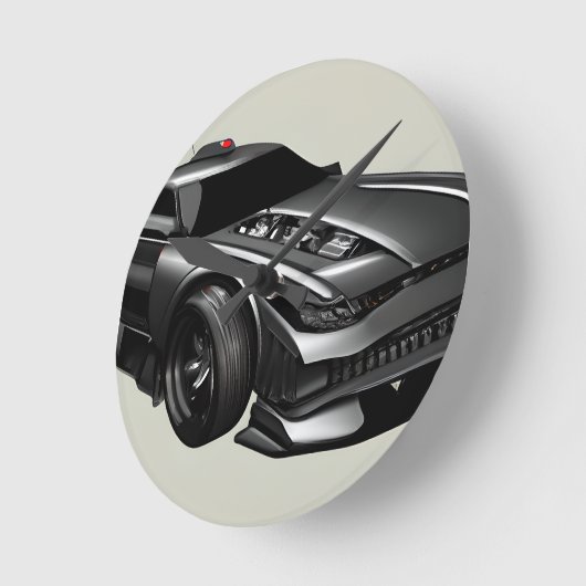 Bildliche Geschwindigkeit: Klassische Car-Enthusia Runde Wanduhr (Winkel)