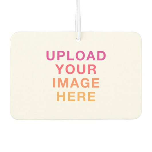 Bildlogo Großformat Blanko-Freshener Autolufterfrischer (Vorderseite)