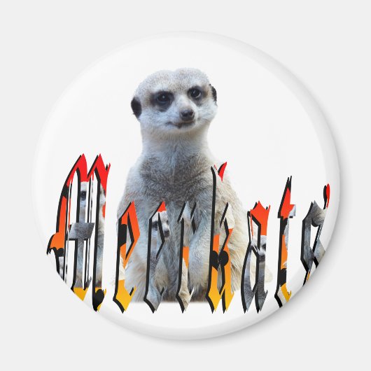 Bildlogo Meerkatcand Meerkats Magnet (Vorne)