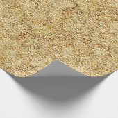 Bildmuster aus reinem Gold Geschenkpapier (Ecke)