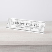 Bildname und Titelvorlage aus Marmor Schreibtischnamensplakette (Vorderseite )