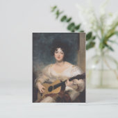 Bildnis der Lady Walls Postkarte (Stehend Vorderseite)