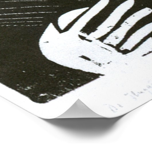 Bildnis Dr. Huggler Poster (Ecke)