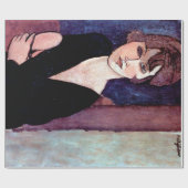 Bildnis einer Frau, Modigliani Geschenkpapier (Flach)