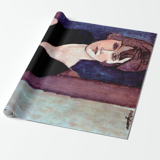 Bildnis einer Frau, Modigliani Geschenkpapier (Ungerollt)