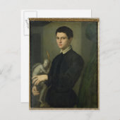 Bildnis eines Bildhauers Postkarte (Vorne/Hinten)