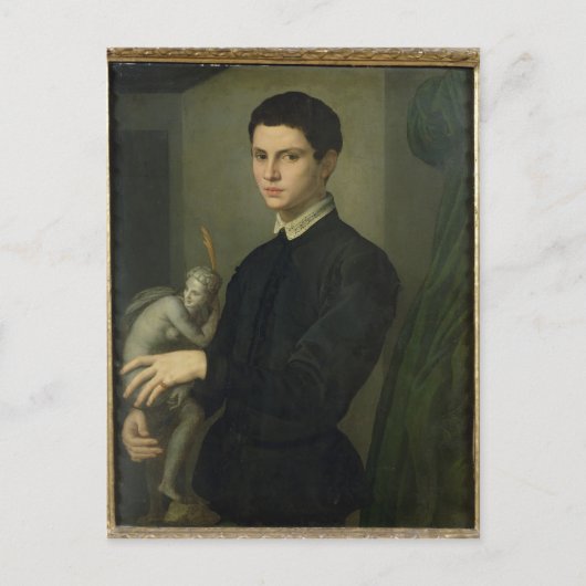 Bildnis eines Bildhauers Postkarte (Vorderseite)