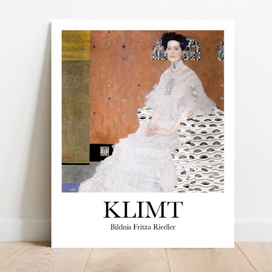 Bildnis Fritza Riedler von Gustav Klimt Poster