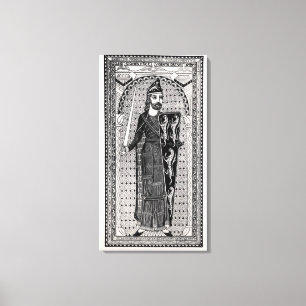 Bildnis von Geoffrey Plantagenet Leinwanddruck