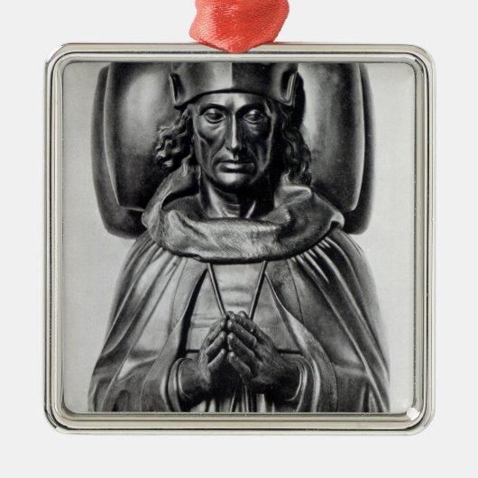 Bildnis von Henry VII in Westminster Abbey Silbernes Ornament (Vorne)