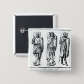 Bildnisse der Ritter Templars Button (Vorne & Hinten)