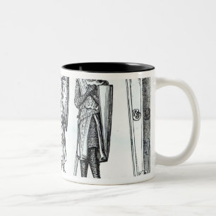 Bildnisse der Ritter Templars Zweifarbige Tasse