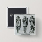 Bildnisse des Ritters Templars Button (Vorne & Hinten)