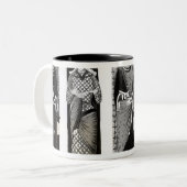 Bildnisse von Henry II Eleonor von Aquitanien Zweifarbige Tasse (Vorderseite Links)