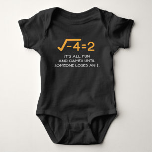 Bildnummer Mathematiker Funny Mah Nerd Baby Strampler