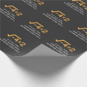 Bildnummer Mathematiker Funny Mah Nerd Geschenkpapier (Ecke)