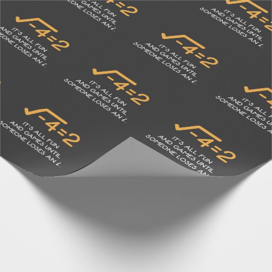 Bildnummer Mathematiker Funny Mah Nerd Geschenkpapier (Ecke)