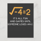 Bildnummer Mathematiker Funny Mah Nerd Postkarte (Vorderseite)