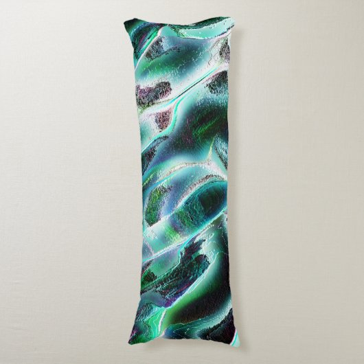 Bildrauigkeit aus virtuellen Gestein- und Regenwäl Seitenschläferkissen (Vorderseite Vertikal)