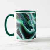 Bildrauigkeit aus virtuellen Gestein- und Regenwäl Tasse (Links)