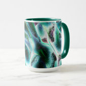 Bildrauigkeit aus virtuellen Gestein- und Regenwäl Tasse (VorderseiteRechts)