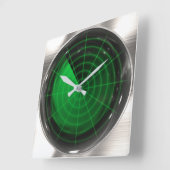Bildschirm 1 - Optionen Quadratische Wanduhr (Winkel)