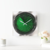 Bildschirm 1 - Optionen Quadratische Wanduhr (Zuhause)