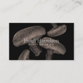 Bildschirm-Druck-Illustration Tan/Schwarz Visitenkarte (Vorderseite)