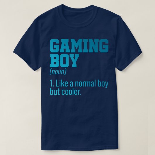 Bildschirm "Gaming Boy Noun Definition Console Con T-Shirt (Design vorne)
