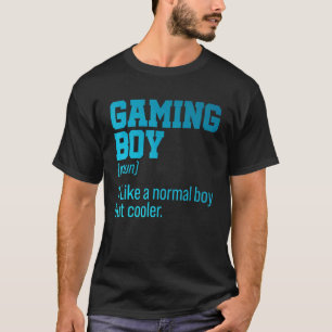 Bildschirm "Gaming Boy Noun Definition Console Con T-Shirt