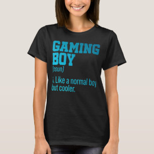 Bildschirm "Gaming Boy Noun Definition Console Con T-Shirt