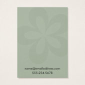 Bildschirm "Green Graphic Blume 1 Earring Holder D (Rückseite)