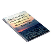 BILDSCHIRM HEBREWS 11:1 FOTO-DESIGN NOTIZBLOCK (Rechte Seite)