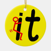 BILDSCHIRM KERAMIKORNAMENT (Vorne)