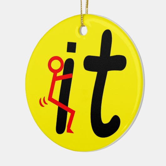 BILDSCHIRM KERAMIKORNAMENT (Links)