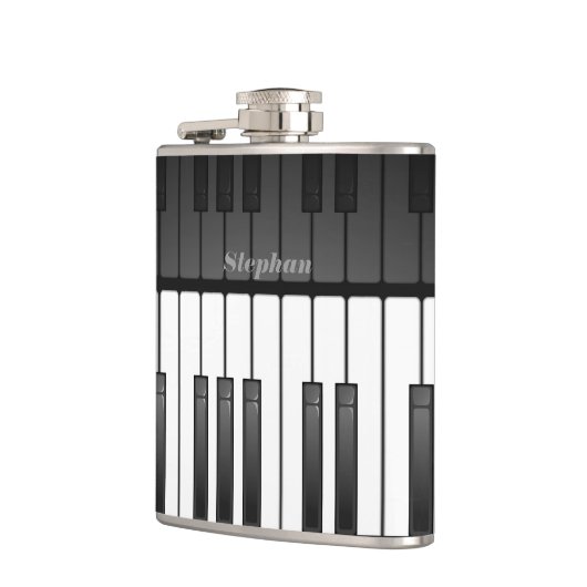 Bildschirm "Musical Keyboard Design" Flachmann (Links)