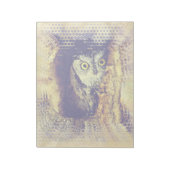 BILDSCHIRM OWL Notepad Notizblock (Rotiert)