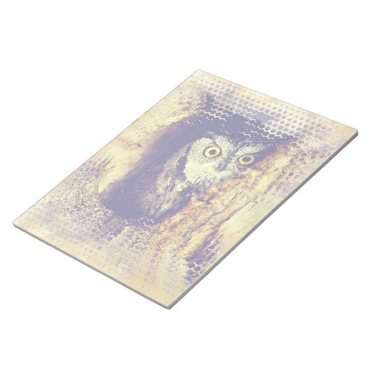 BILDSCHIRM OWL Notepad Notizblock (angewinkelt)
