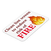 Bildschirm "Reinigen" Magnet (Linke Seite)