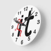BILDSCHIRM RUNDE WANDUHR (Winkel)