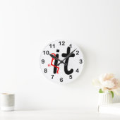 BILDSCHIRM RUNDE WANDUHR (Zuhause)