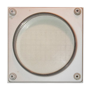 Bildschirm "Vintages Oszilloskop" Fliese